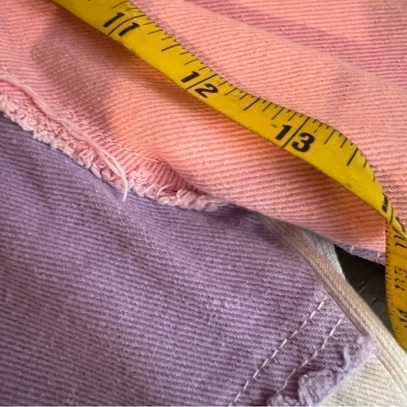 PAODIKUAI Women Patchwork Jeans Raw Hem Denim Pants Slim Bootcut Jean - Picture 8 of 11